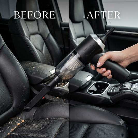 Cordless Handheld Vacuum Cleaner | Portable Mini Car & Home Vacuum | USB Rechargeable HEPA Filter | High Power Suction | 2-in-1 Vacuum & Blower