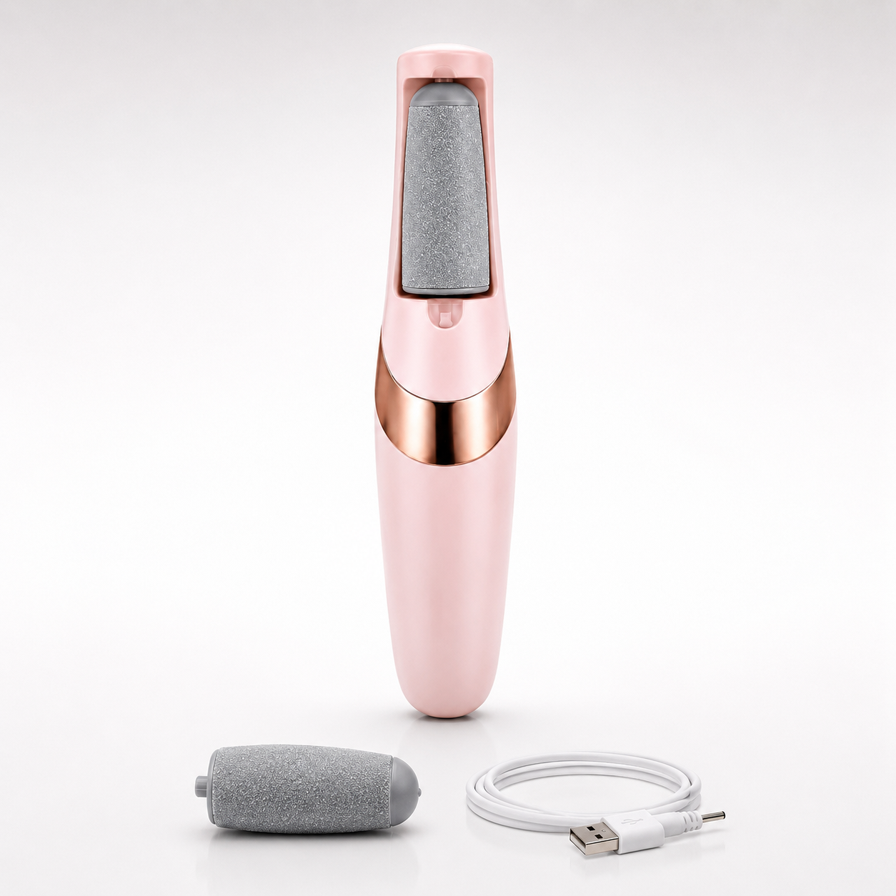 Pretty Girl Rechargeable Electric Callus Remover Foot File – Portable Pedicure Tool for Smooth Dry & Cracked Heels
