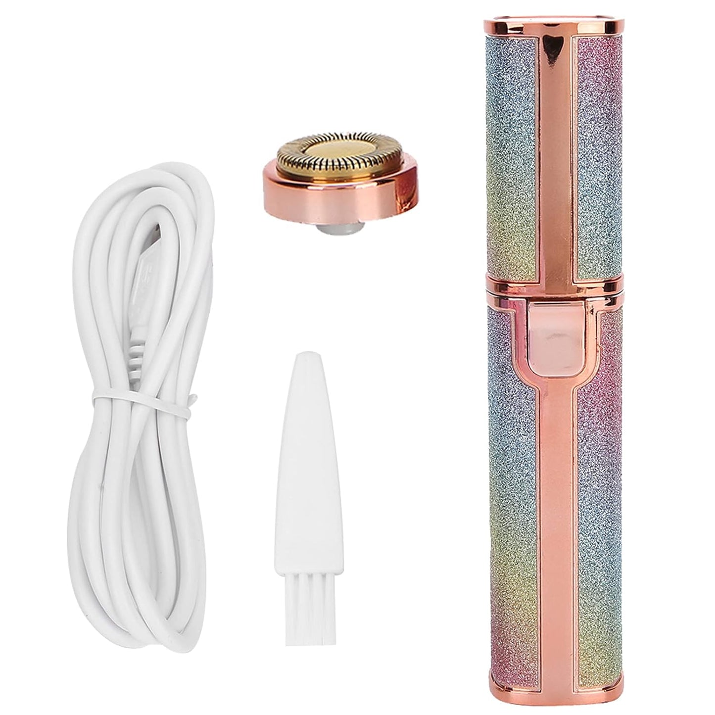 2-in-1 Women’s Electric Hair Trimmer & Eyebrow Precision Razor – Cordless, Painless & Rechargeable